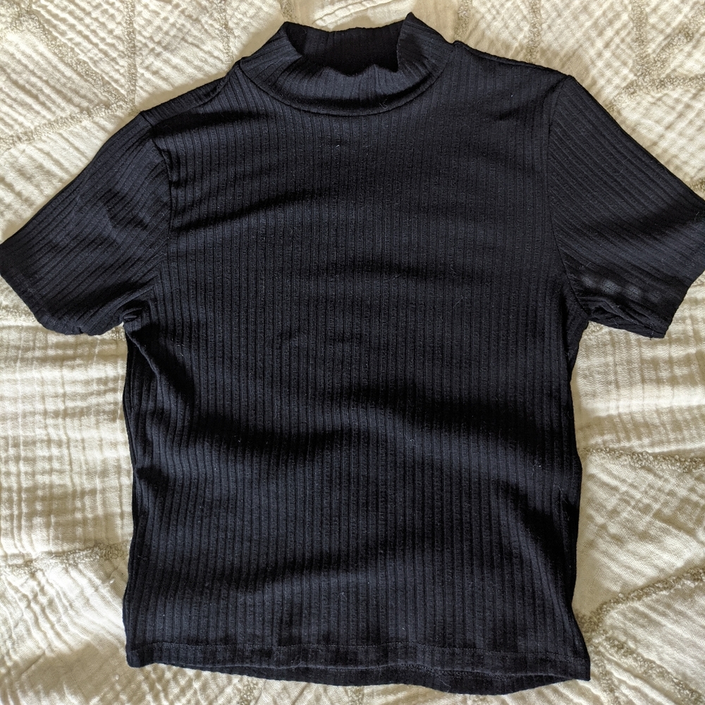 Mock neck top